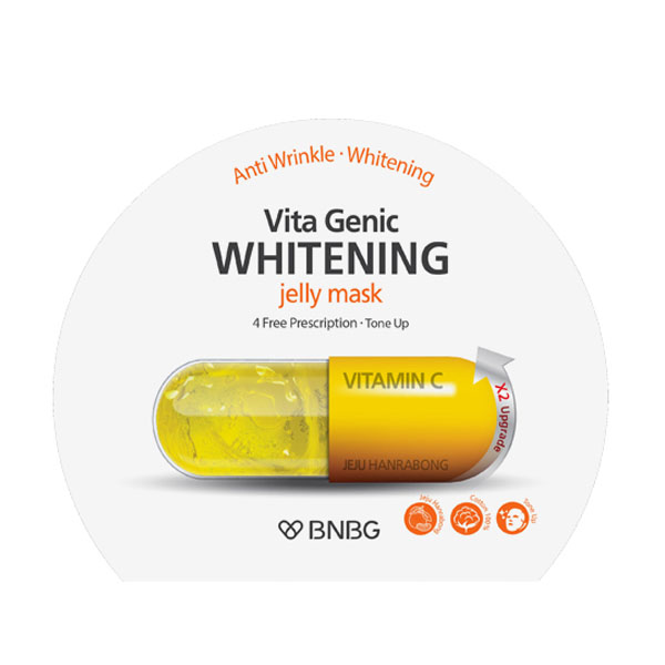 Combo 10 Mặt nạ giấy dưỡng da Banobagi Vita Genic Whitening Jelly Mask (Vitamin C) 30ml x10