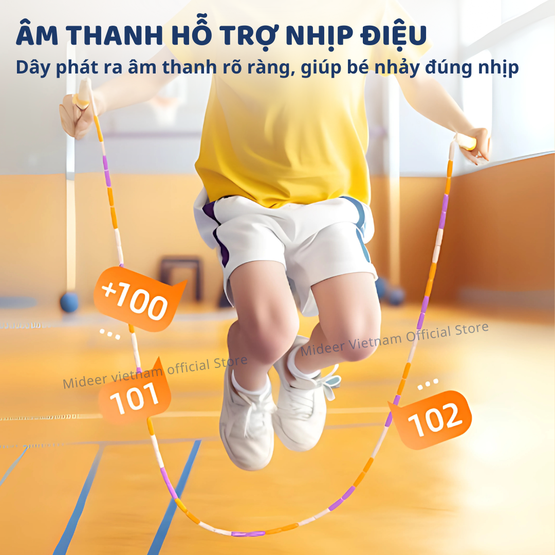 Dây nhảy thể dục chuỗi hạt  Mideer Soft Beaded Jump Rope