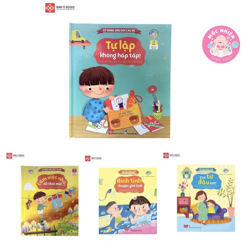 Sách Tương Tác Lật Mở - Kỹ Năng Đầu Đời Cho Bé – Đinh Tị
