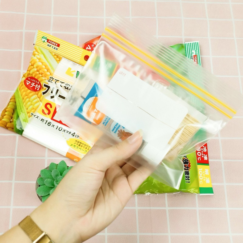 Set túi Zip bảo quản thực phẩm - Nội địa Nhật Bản
