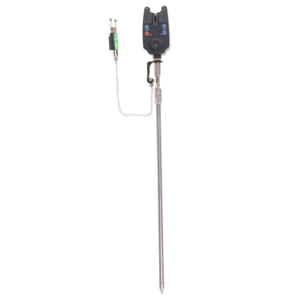 2xFishing Bite Alarm Holder Bite Lure Alarm Indicator Fishing Accessory 35cm