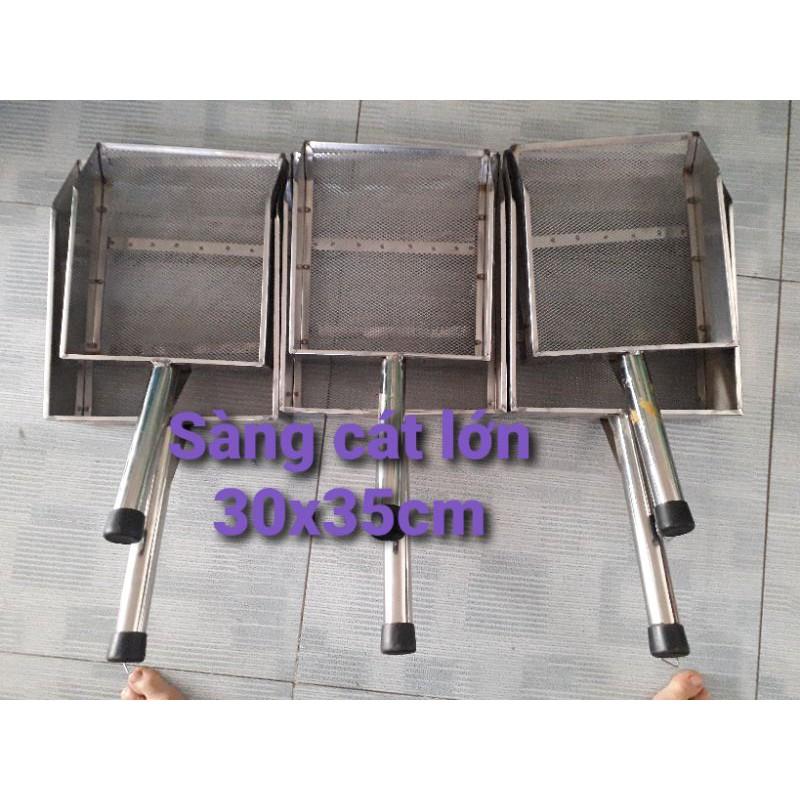 Sàng phân gà, Sàng cát, vá sàng cát inox