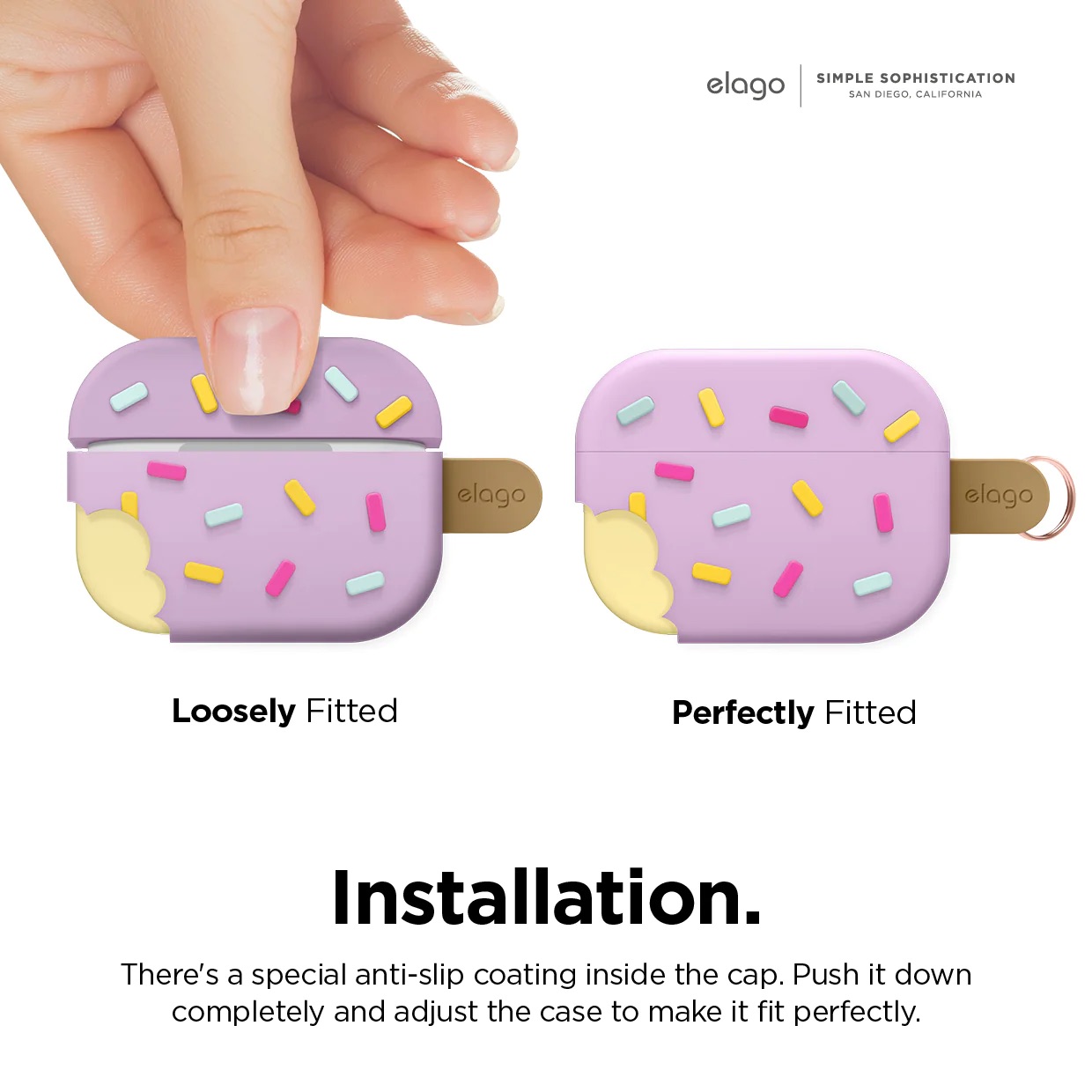 Ốp bảo vệ Elago Ice Cream cho AirPods Pro 2 - Hàng chính hãng