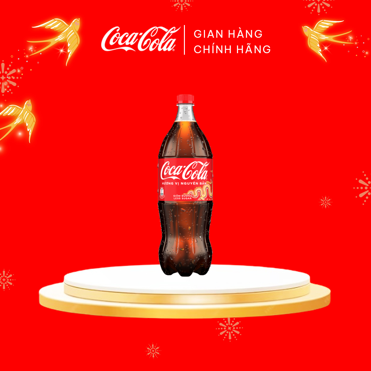 Nước Giải Khát Có Gas Coca-Cola chai 1.5L