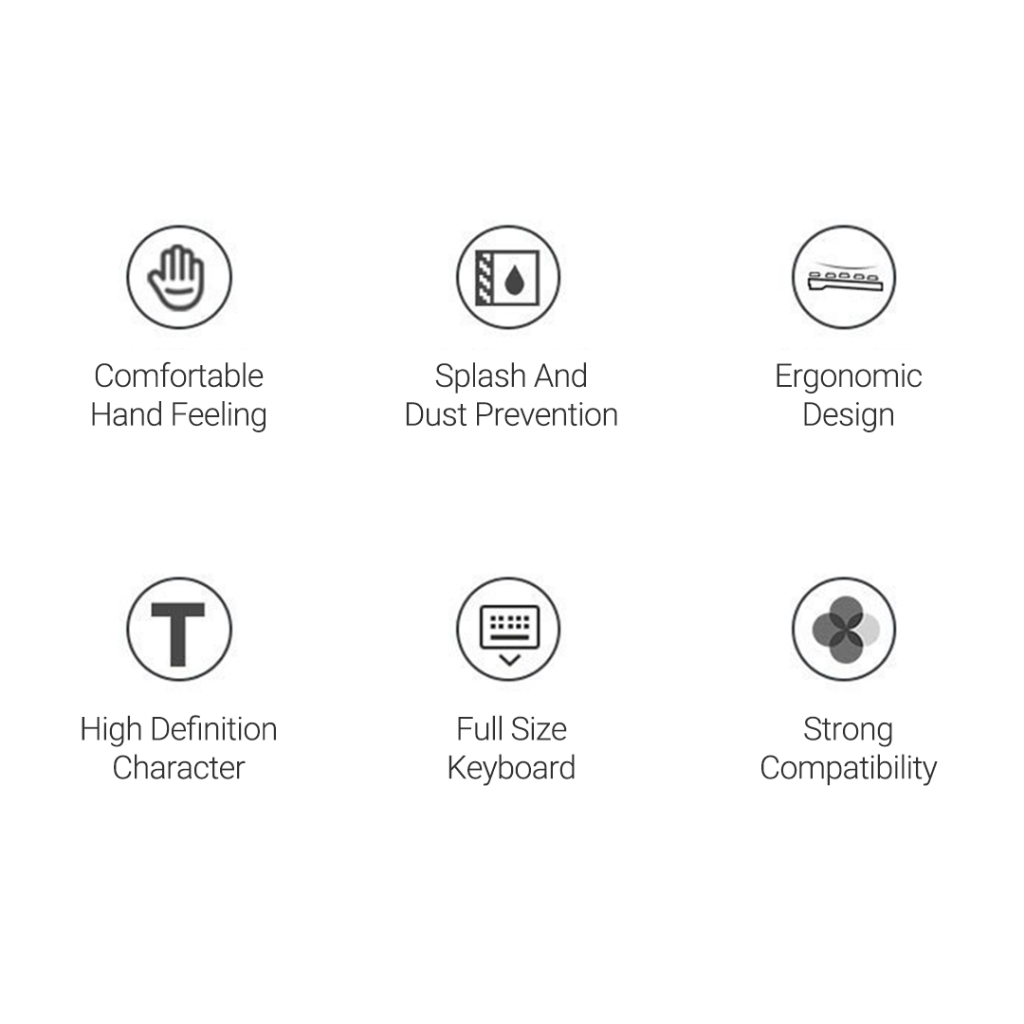 Bàn Phím xiaomi youpin acer k-212b Có Dây Chống Bụi Chống Văng Tiện Dụng