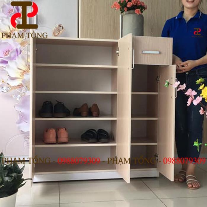 Tủ dép nhựa giá vân gỗ Miễn phí giao hàng