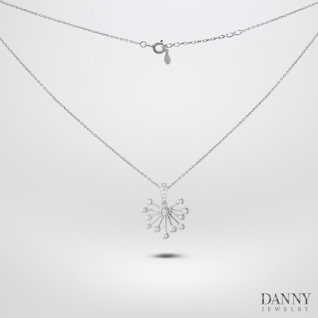 Mặt Dây Danny Jewelry Bạc 925 Xi Rhodium Bồ Công Anh MD048