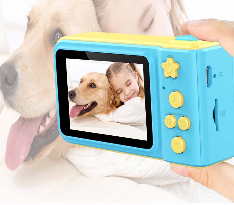 Máy chụp ảnh cao cấp mini dành cho bé yêu tặng kèm thẻ nhớ 32G - Hàng nhập khẩu