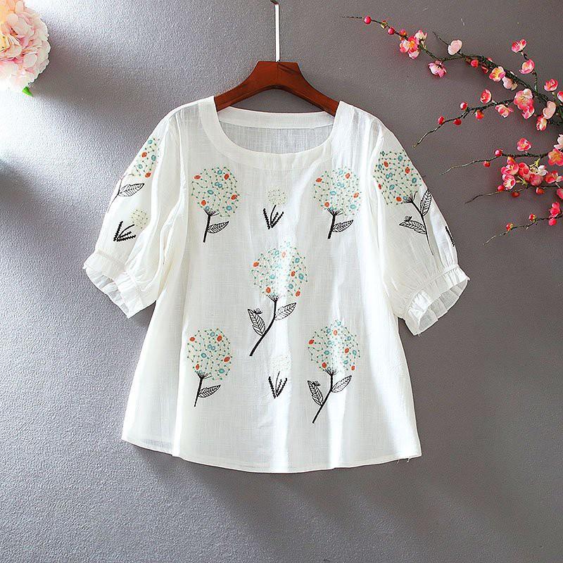 Áo nữ - hoạ tiết hoa cực nổi, dễ mix đồ - hàng VNXK
