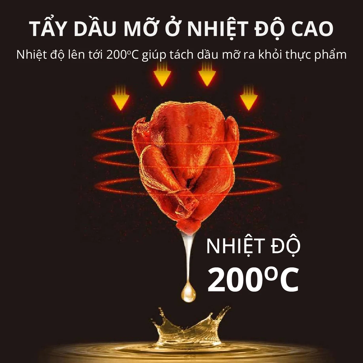 Nồi Chiên Cơ Mishio (3L) - Hàng chính hãng