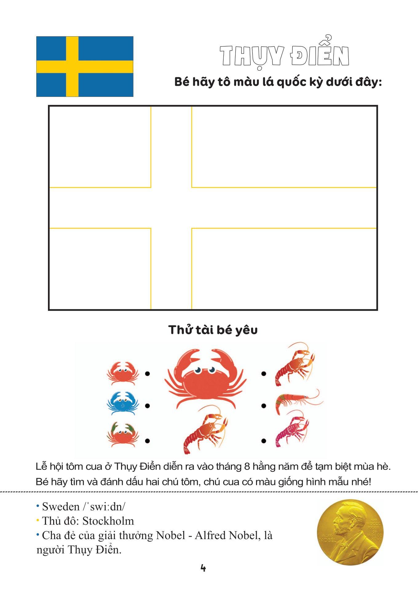 Tô Màu Quốc Kỳ - Quốc Kỳ Châu Âu