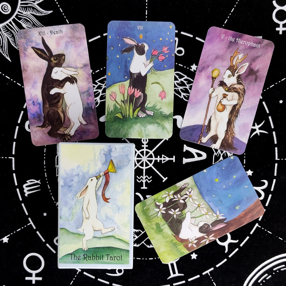 Bài The Rabbit Tarot 78 Lá Tặng Đá Thanh Tẩy