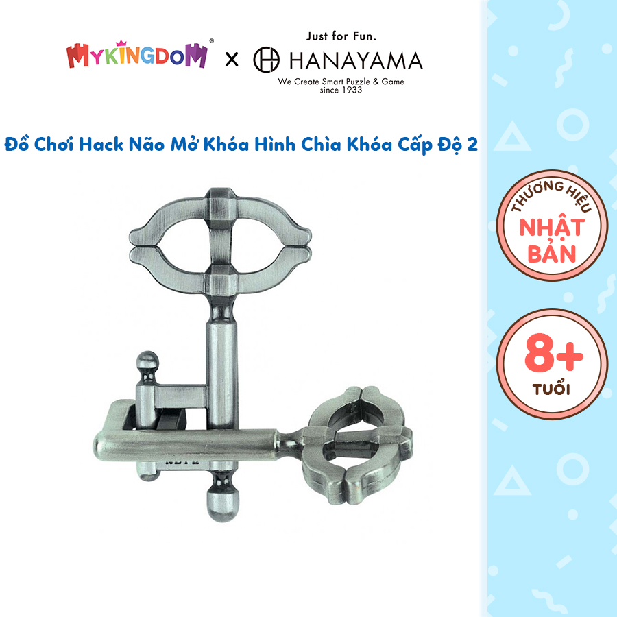 Đồ Chơi Hack Não Mở Khóa Hình Chìa Khóa Cấp Độ 2 HANAYAMA 515012