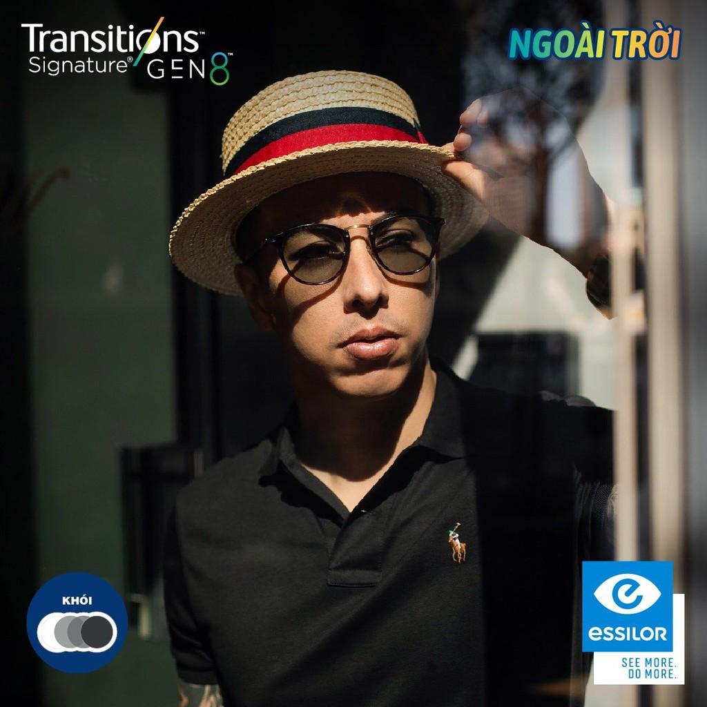 Tròng Kính Đổi Màu Essilor Transitions Gen8 chính hãng Pháp