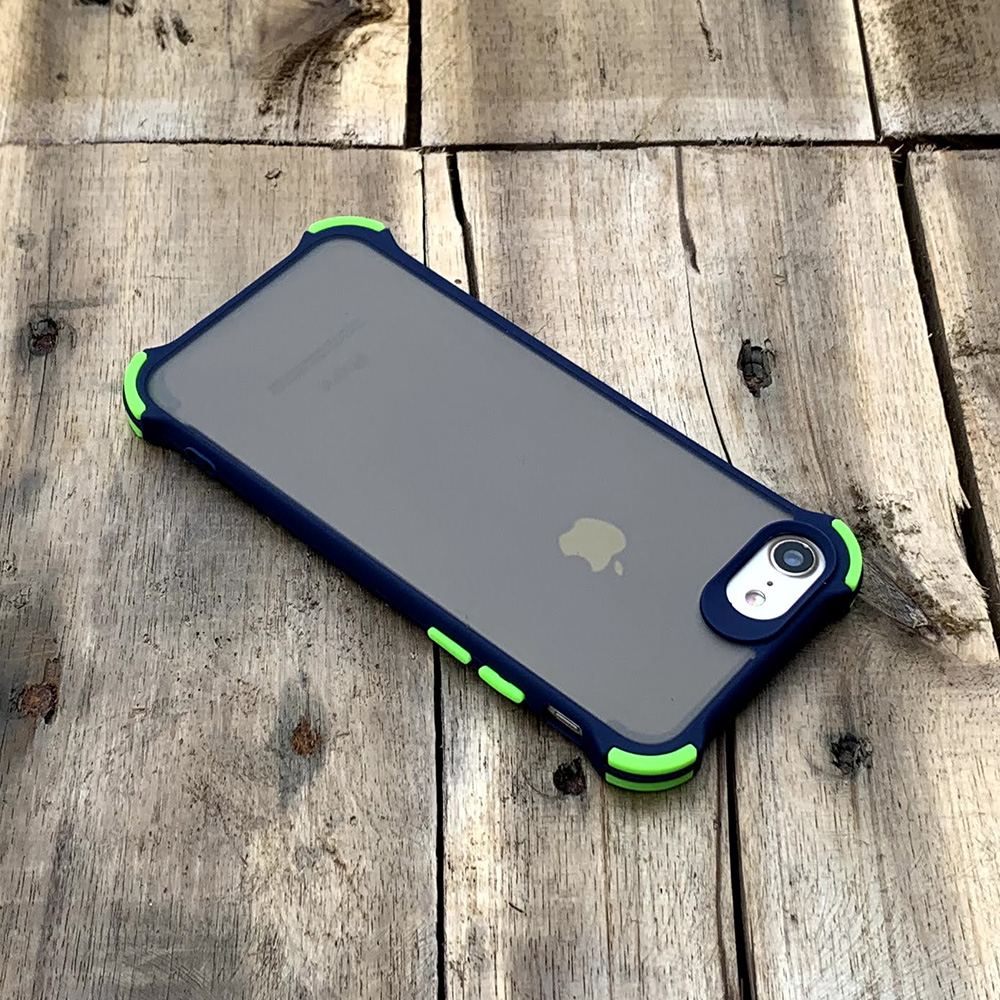 Ốp lưng chống sốc toàn phần màu xanh dương dành cho iPhone 7 / 8
