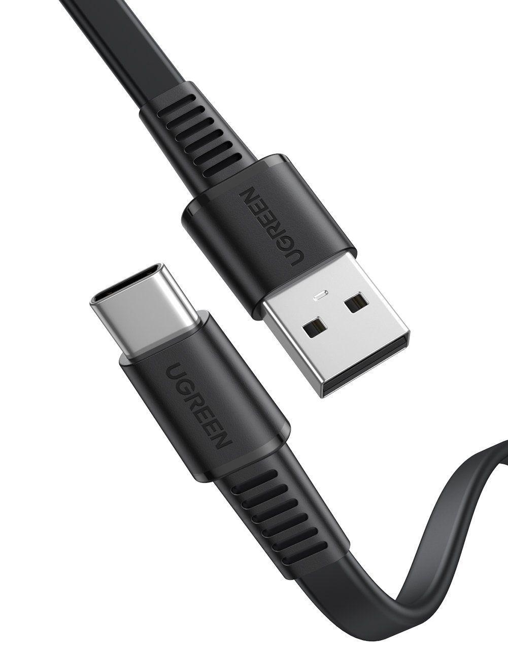 Ugreen UG70637US332TK 2M màu đen Cáp sạc và truyền dữ liệu usb A sang type c 2.0 - HÀNG CHÍNH HÃNG