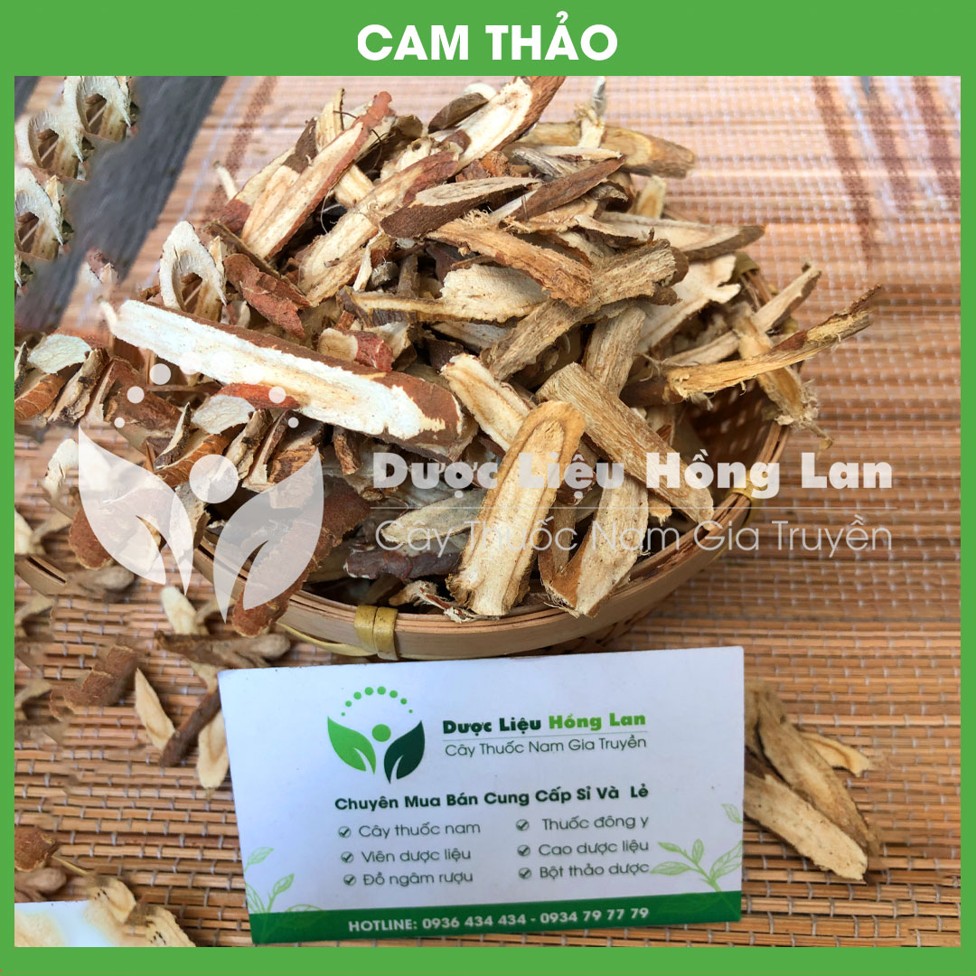 1kg Cây Cam Thảo Bắc khô sắt lát
