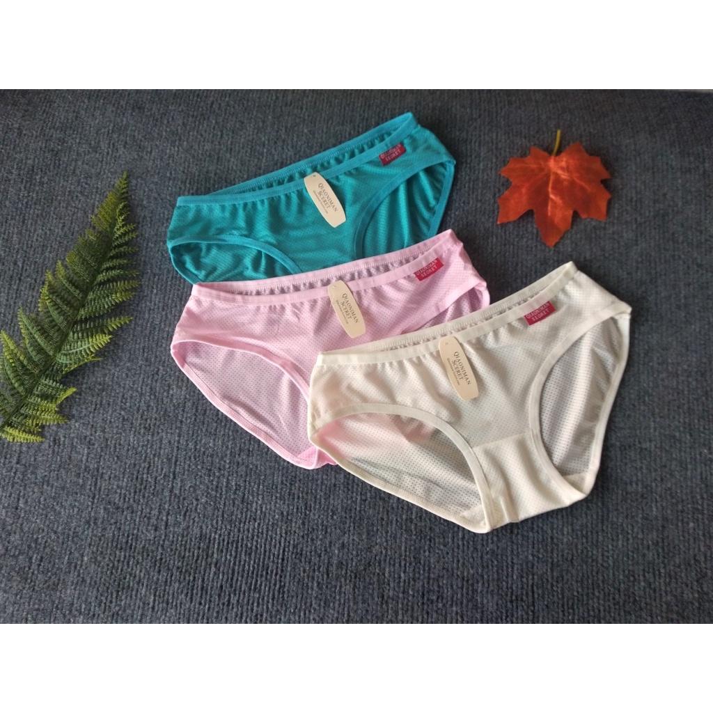 Combo 10 Quần lót nữ thun lạnh thông hơi