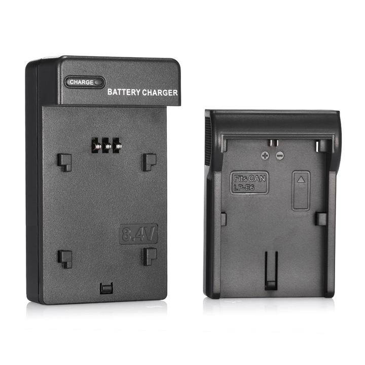 Sạc Pin Hiển Thị Màn Hình LCD Cho Máy Ảnh Canon LP-E6 5D Mark II III IV 70D 5Ds 6D 5Ds 80D 7D 60D 5Ds R