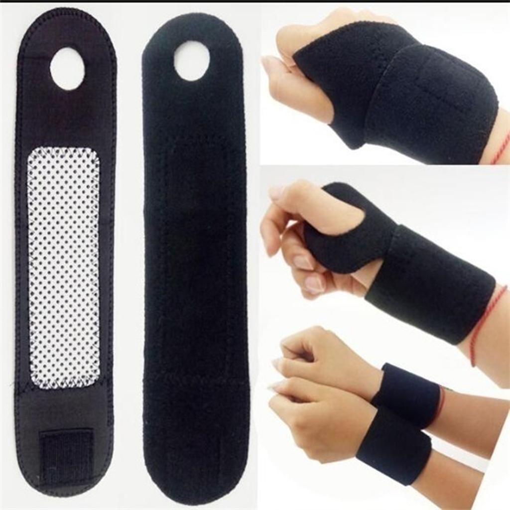 2x Sports Wrist Compression Strap Wrist Brace Support for Fitness Tendonitis