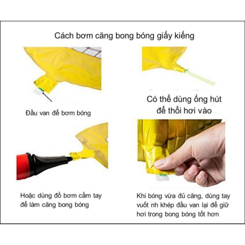 sét y hình (Tặng Quà) COMBO Set Trang Trí Sinh Nhật Cho Bé Trai Bé Gái ( có lá ) nhiều mẫu đơn giản dễ làm