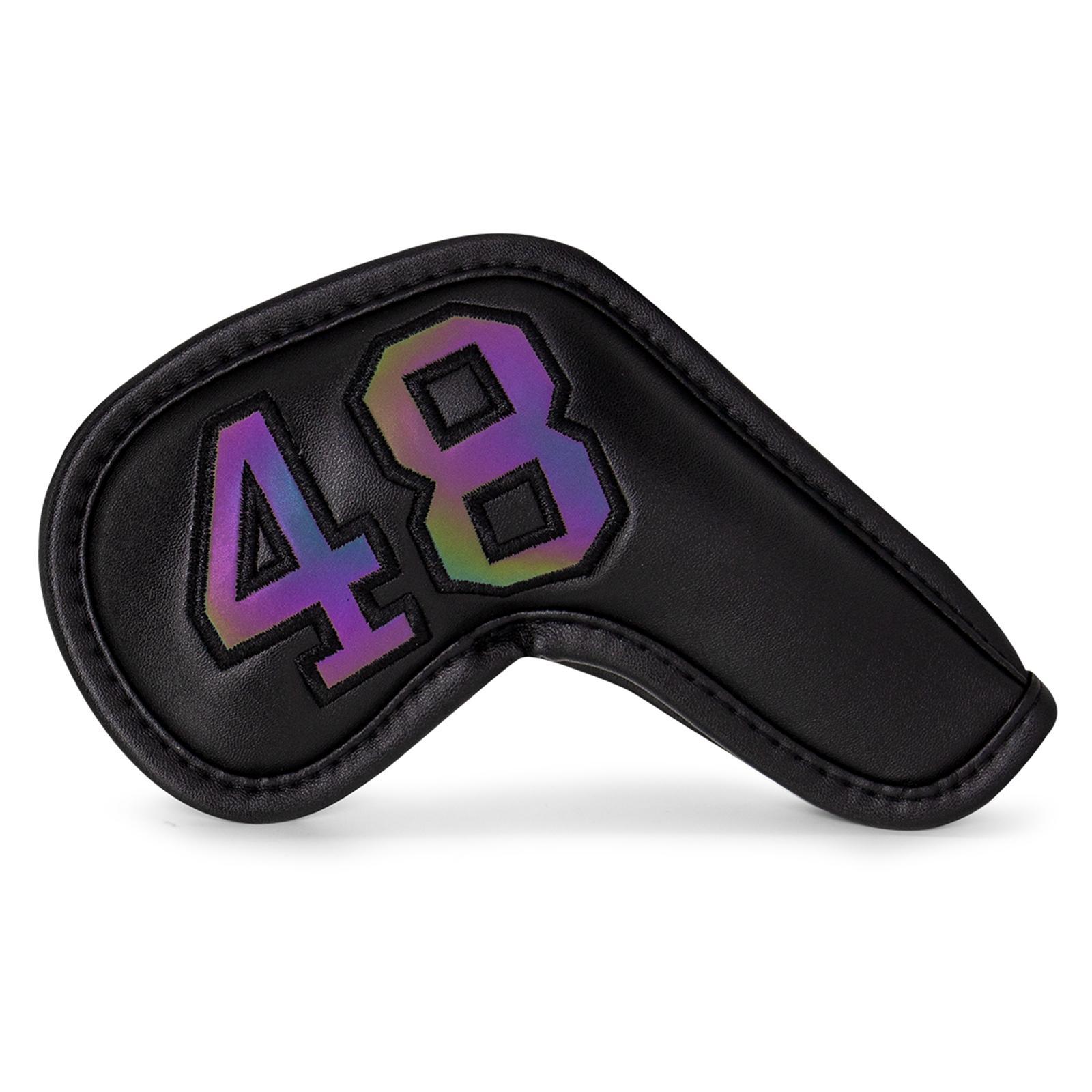 Fashionable, Golf Iron Headcover, Golf Club Head Cover, Dustproof, Golf Hybrid Wedges, Embroidery Number, Wedge Cover for Protection Unisex