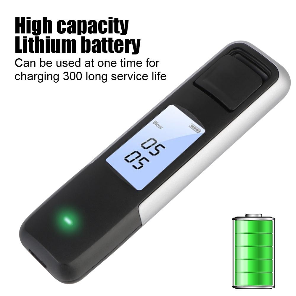 Máy phân tích cồn có màn hình kỹ thuật số độ chính xác cao cổng sạc USB chuyên dụng