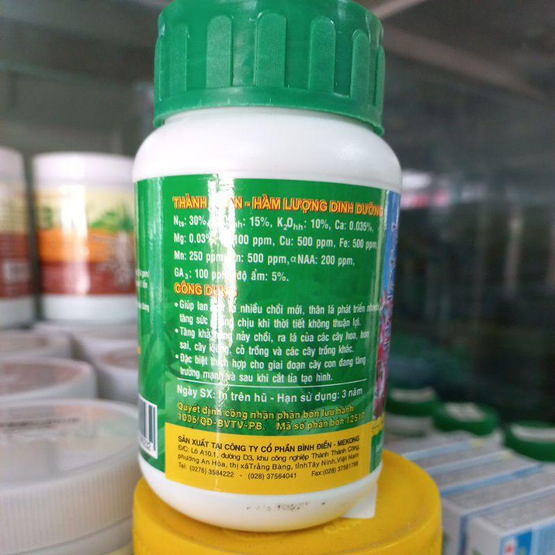 Phân bón lá cao cấp Đầu Trâu MK 501 NPK 30-15-10 100g