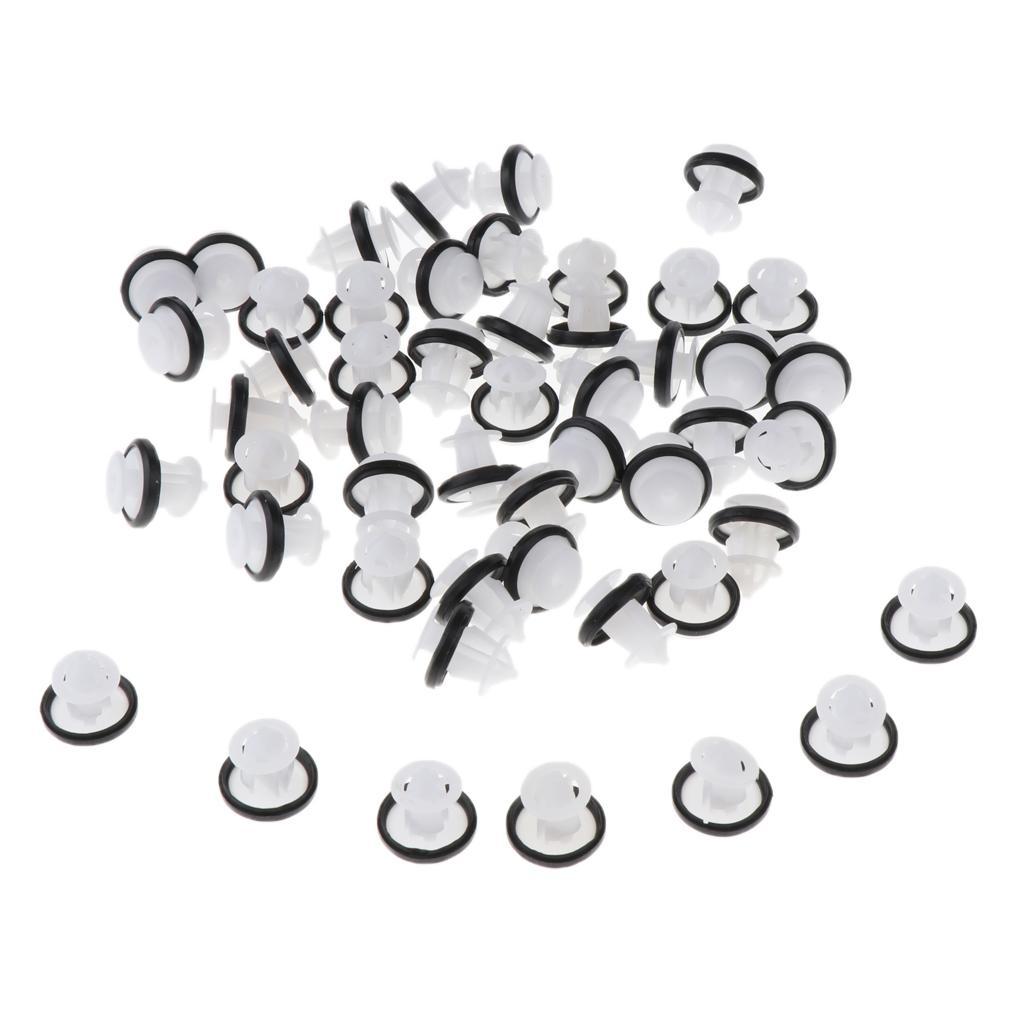 50 Pieces Car Door Rivets Bumper Trim Panel Retainer Clip