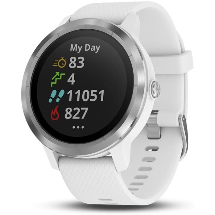 Đồng hồ thông minh Garmin Vivoactive 3 Trắng - Hàng nhập khẩu