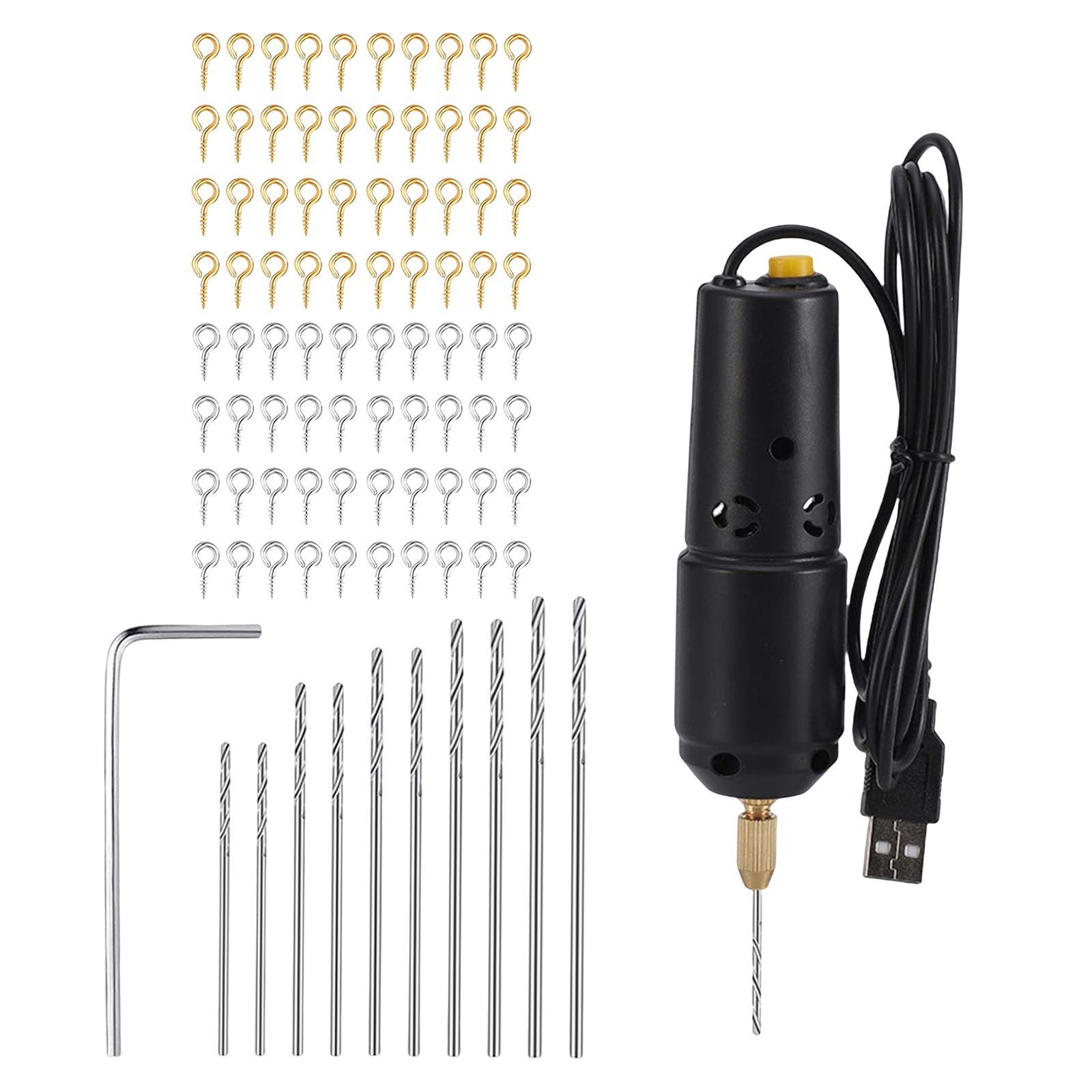 Mini Electric Drill Jewelry Tools for Keychains Making Wood DIY Wood Craft