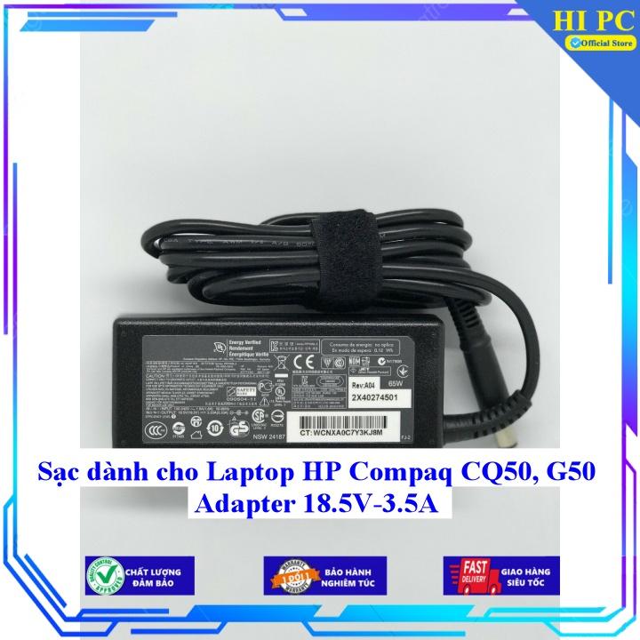 Sạc dành cho Laptop HP Compaq CQ50 G50 Adapter 18.5V-3.5A - Kèm Dây nguồn - Hàng Nhập Khẩu