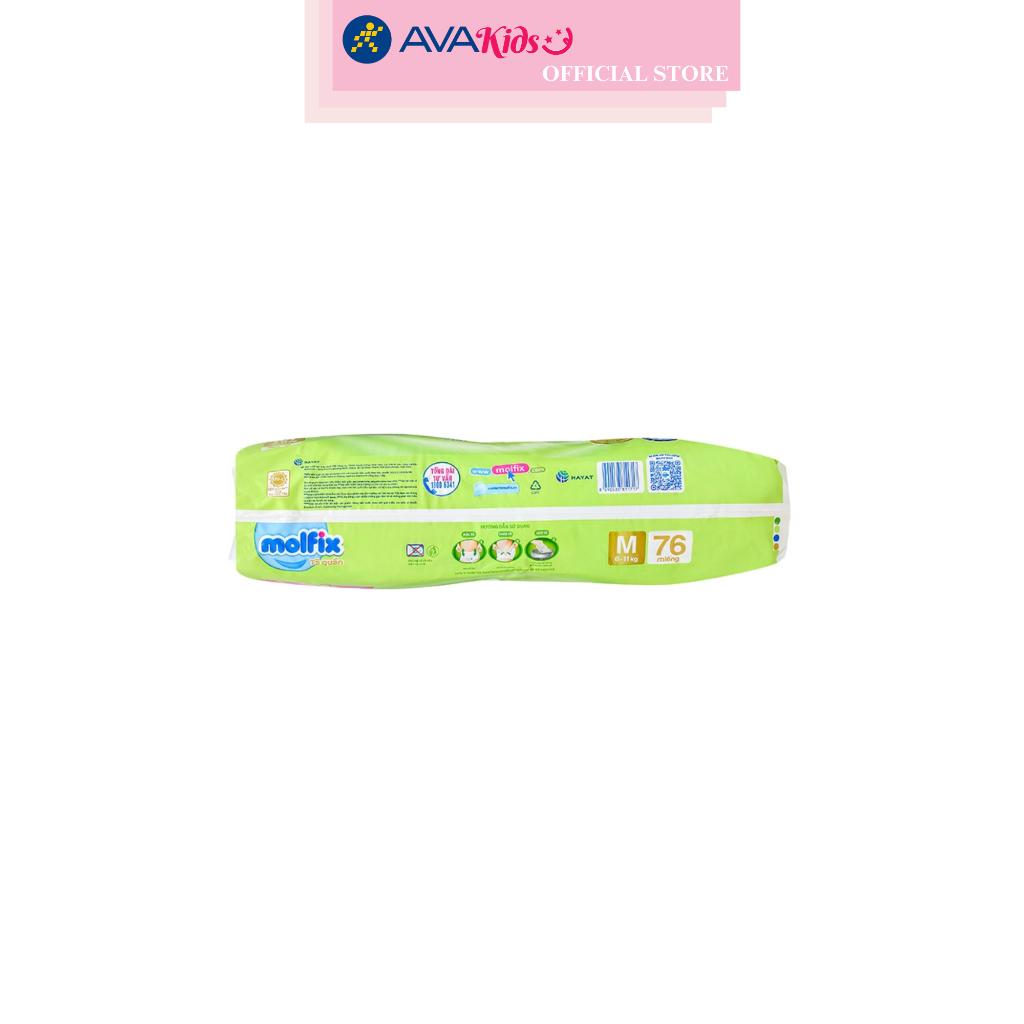 Tã quần Molfix thiên nhiên size M 76 miếng (6 - 11 kg)