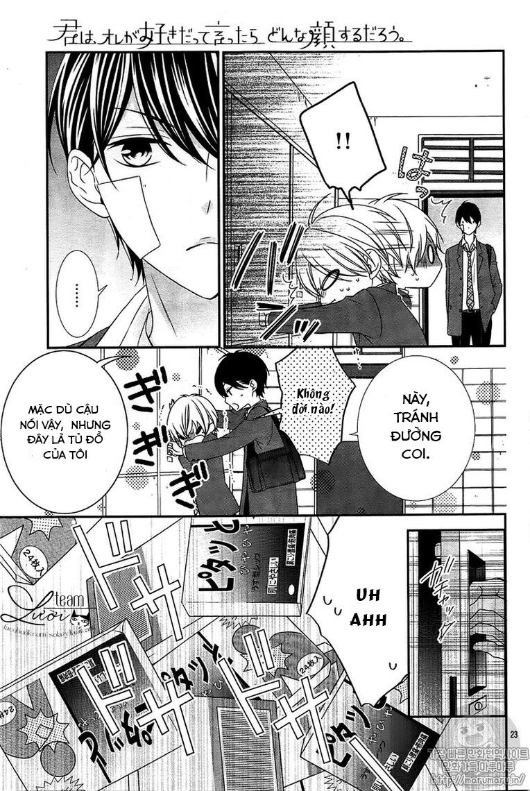 kimi wa ore ga suki datte ittara donna kao suru darou chapter 3 23