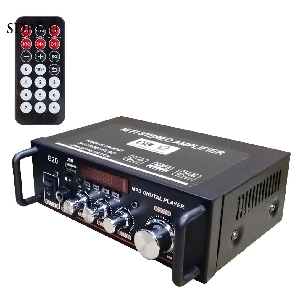 PEMG Wireless Bluetooth-compatible Amplifier Car Wireless Digital Amplifier Remote Control for Car