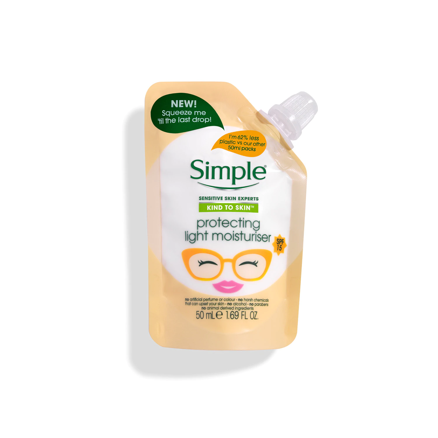 Kem dưỡng chống nắng Simple Kind To Skin Protecting Light Moisturiser SPF 15 - 50ml