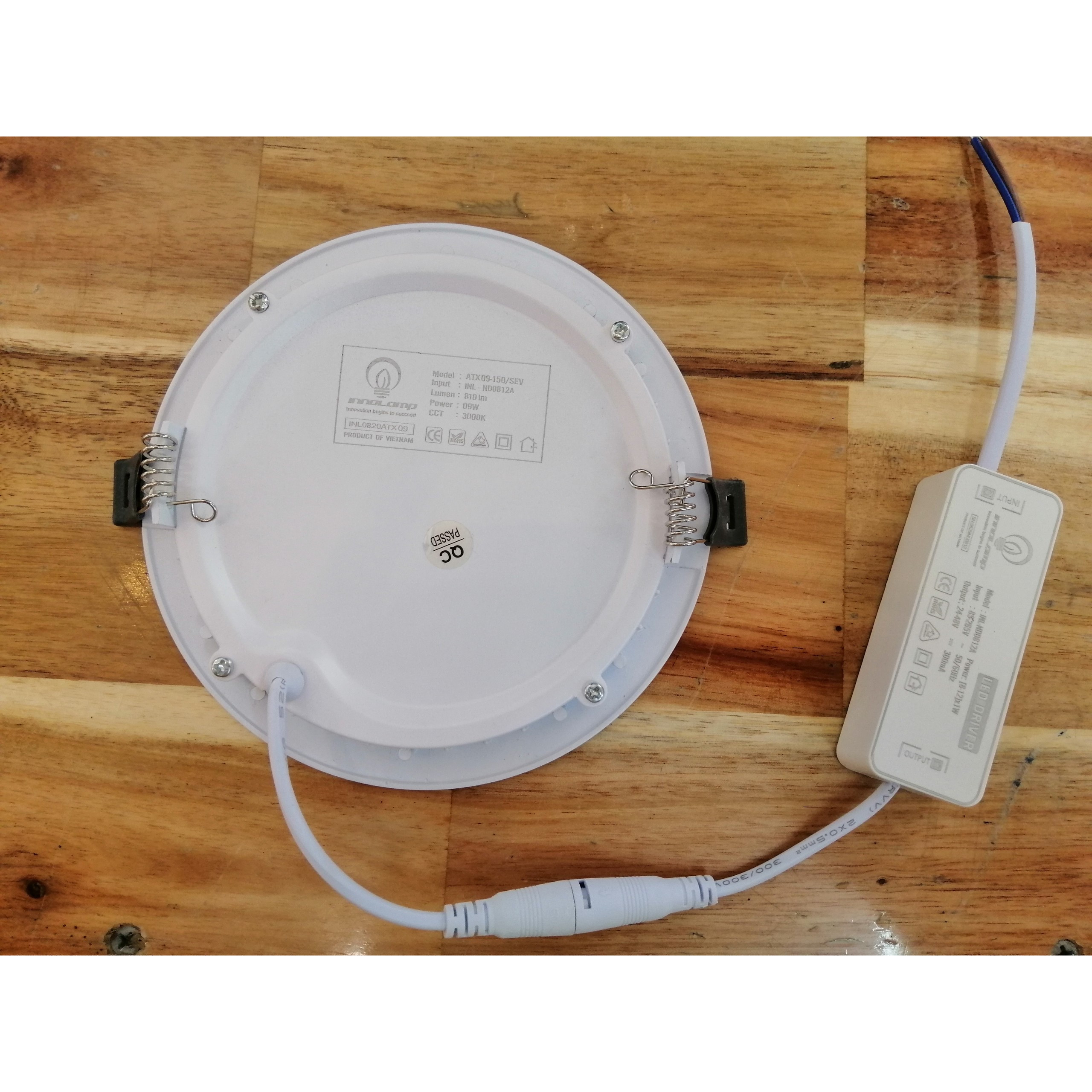Đèn led âm trần AX 9w,tiết kiệm năng lượng