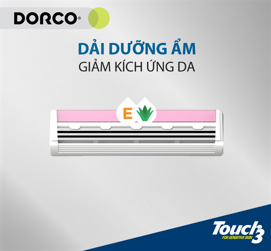 Vỉ 2 dao cạo 3 lưỡi DORCO TP 900 2B