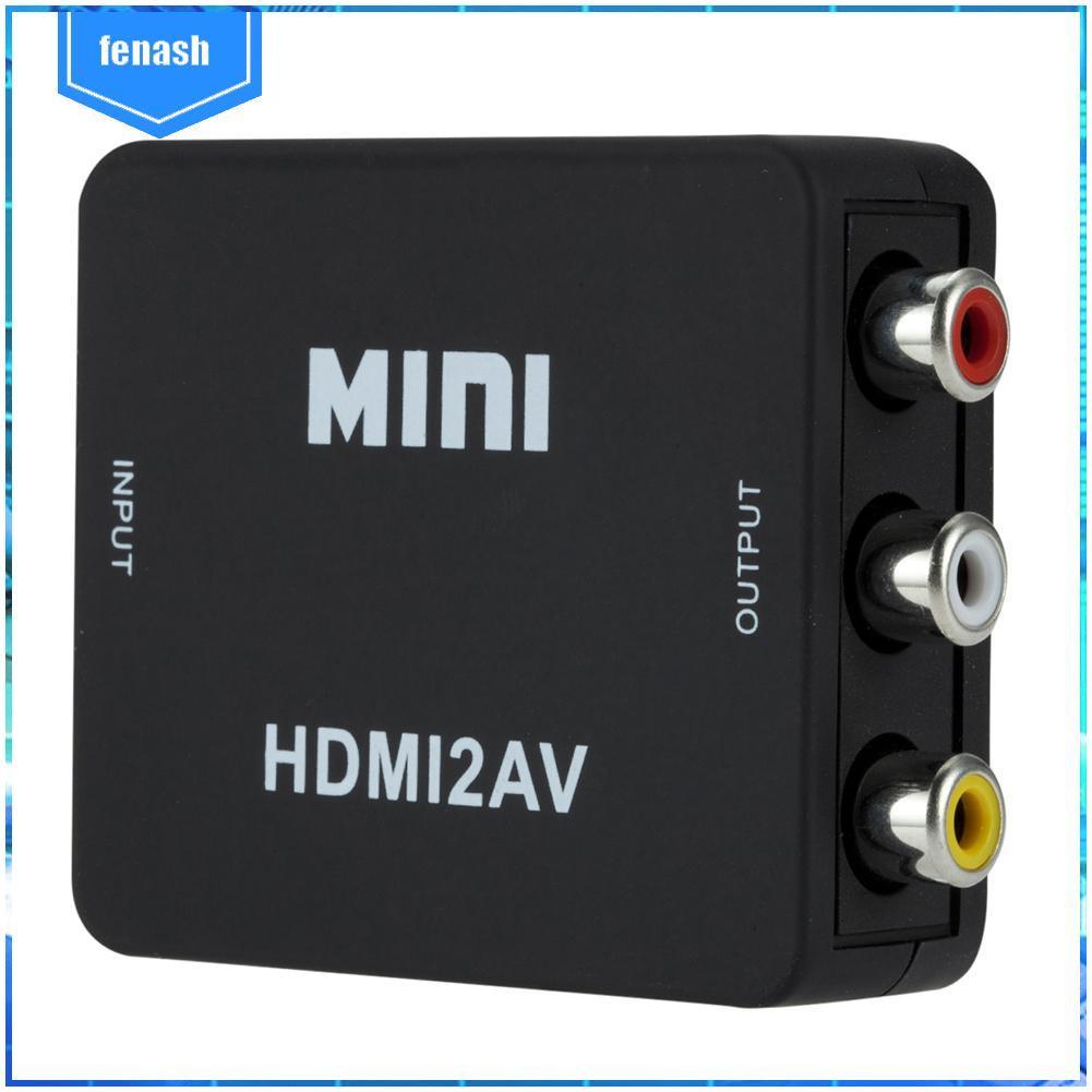 ✪Bộ Chuyển Đổi HDMI Sang AV Hỗ Trợ NTSC PAL Cho PS3 DVD Player PC