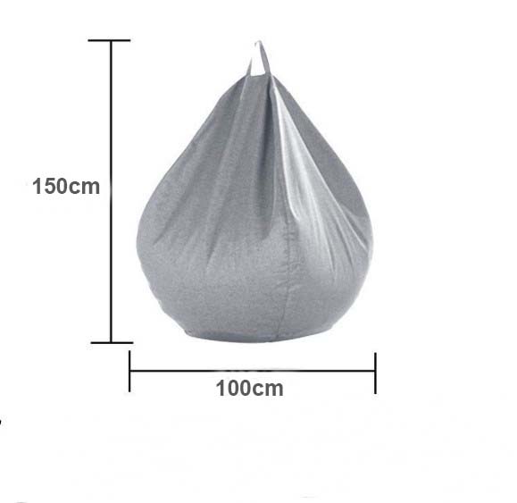 Ghế lười CUCKOO Drop (đã làm đầy hạt xốp) vải nhung gân
