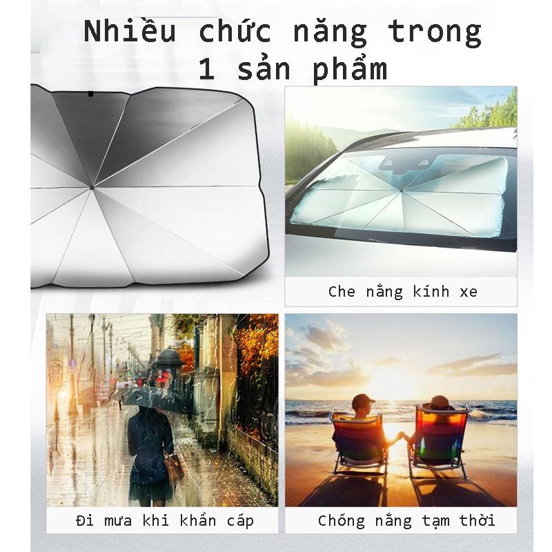 Ô che nắng đa năng cho xe ô tô, xe hơi - Dù chống nắng kính lái, ngăn tia UV bảo vệ nội thất xe hơi ô tô cao cấp