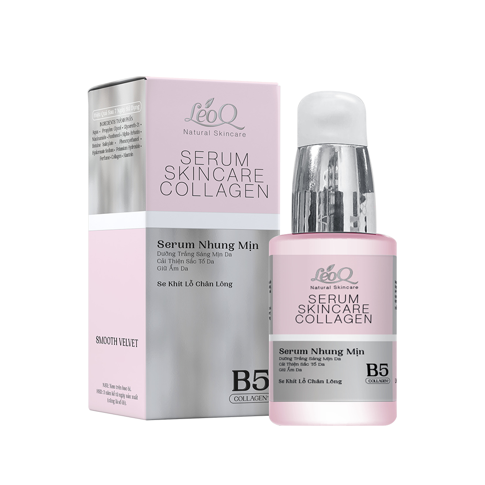 Serum nhung mịn LeoQ dưỡng trắng sáng mịn da 30ml L69