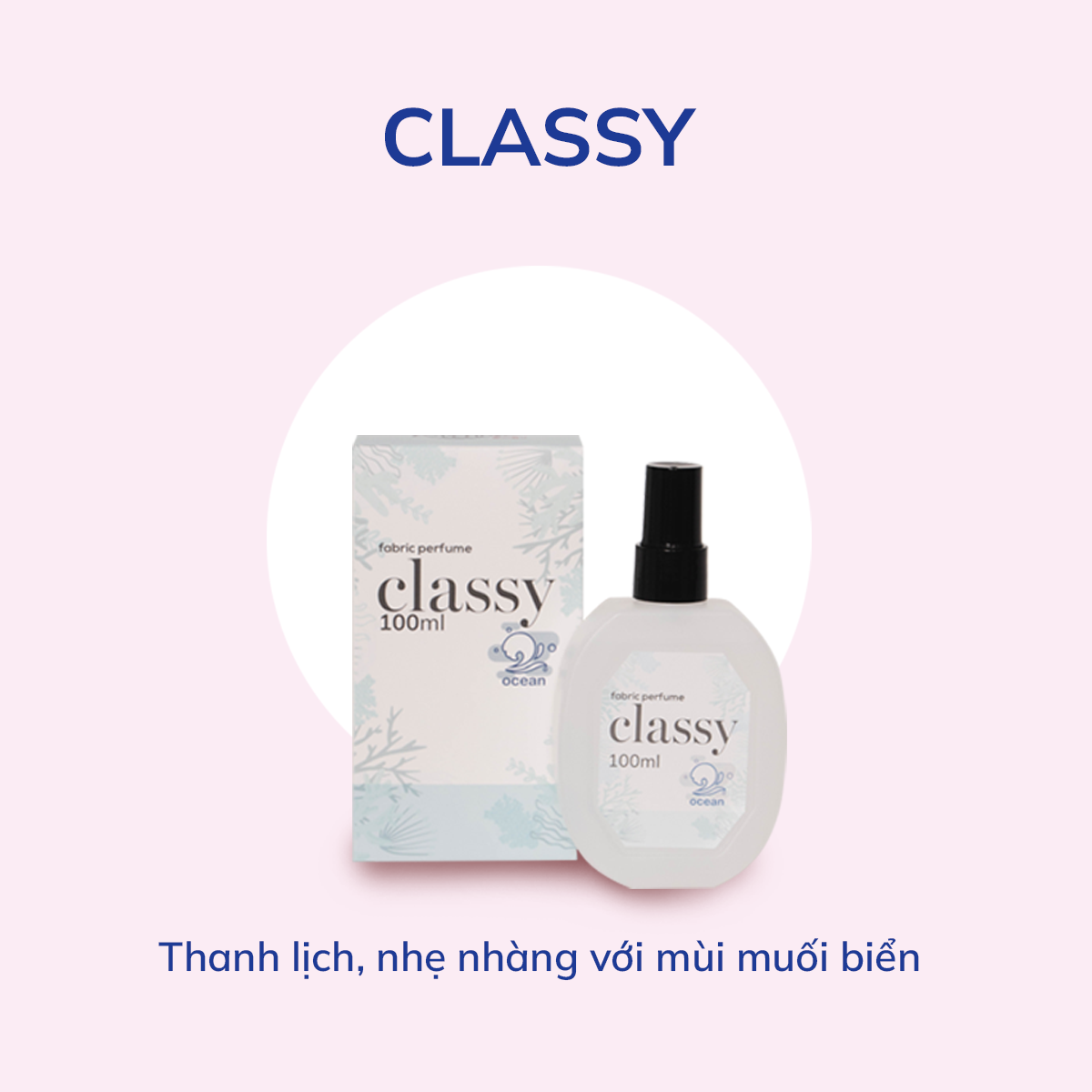 Xịt thơm quần áo Lovenose 100ml chiết xuất thiên nhiên thơm mát khửi mùi hôi và mang lại hương thơm lâu dài