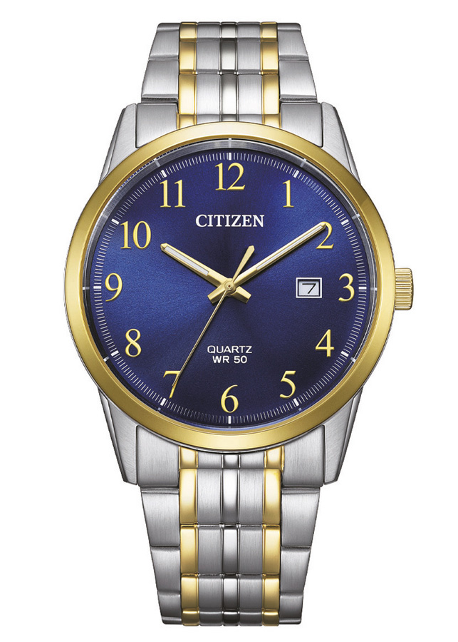 Đồng Hồ Nam Citizen Dây Thép Không Gỉ BI5007-53L - Mặt Xanh (39mm)