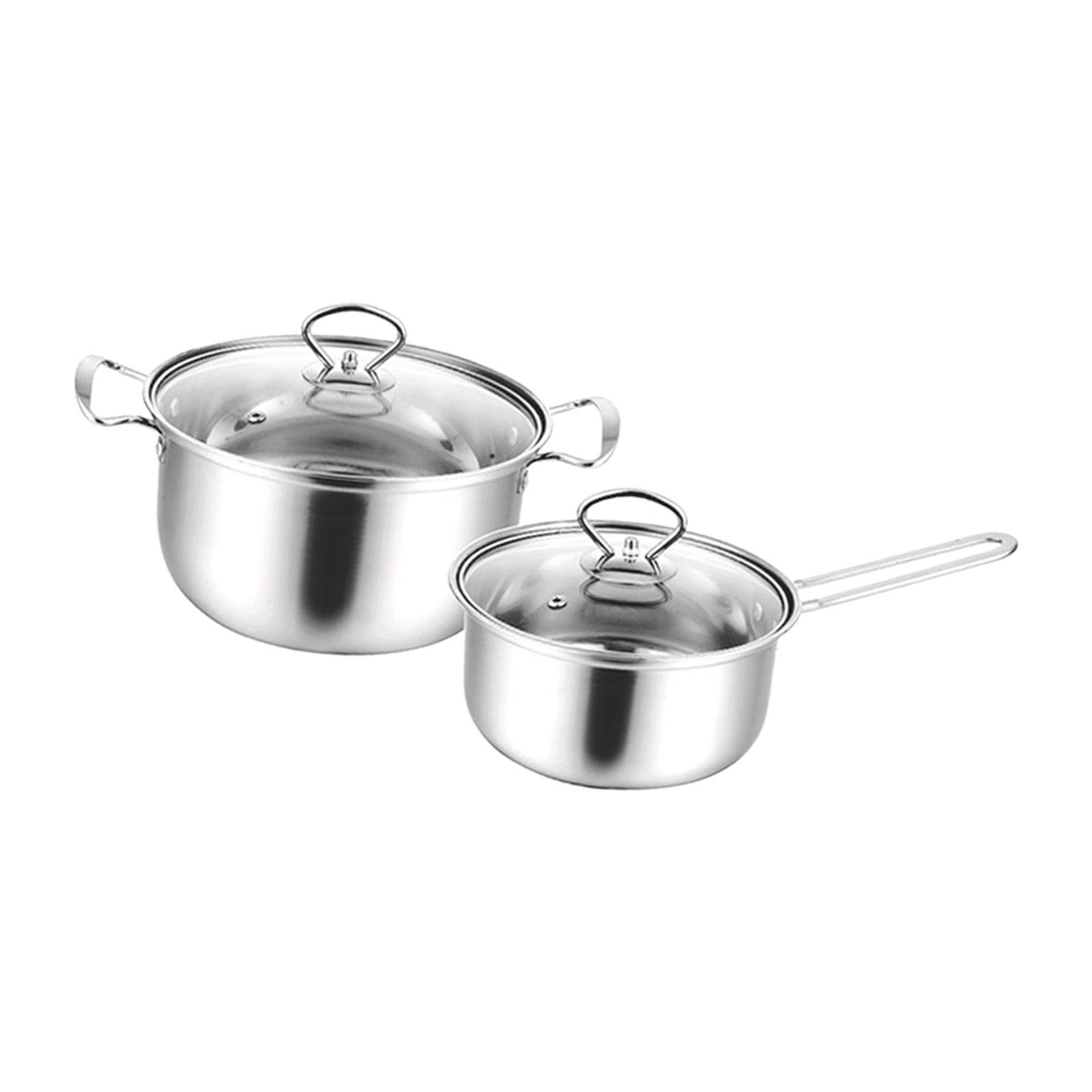 Stockpot Small Cookware Seasoning Bowls Stainless Steel for Ketchup Coffee
