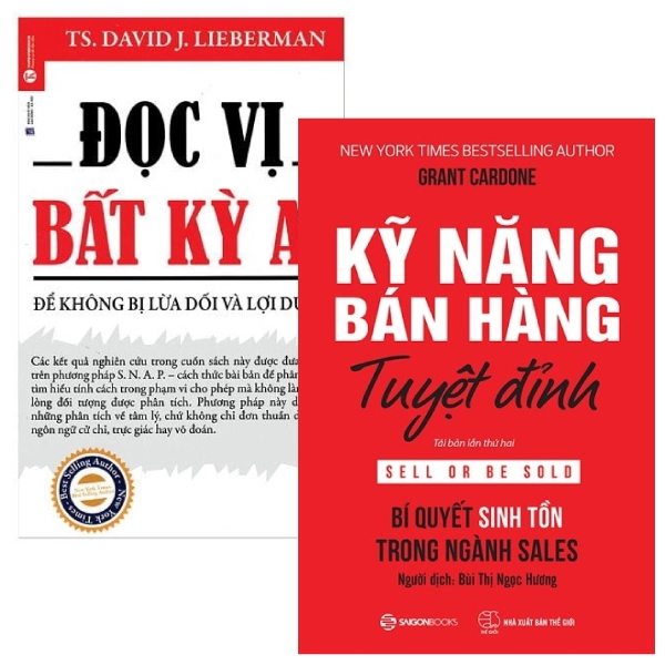 Combo Đọc Vị Bất Kỳ Ai + Kỹ Năng Bán Hàng Tuyệt Đỉnh