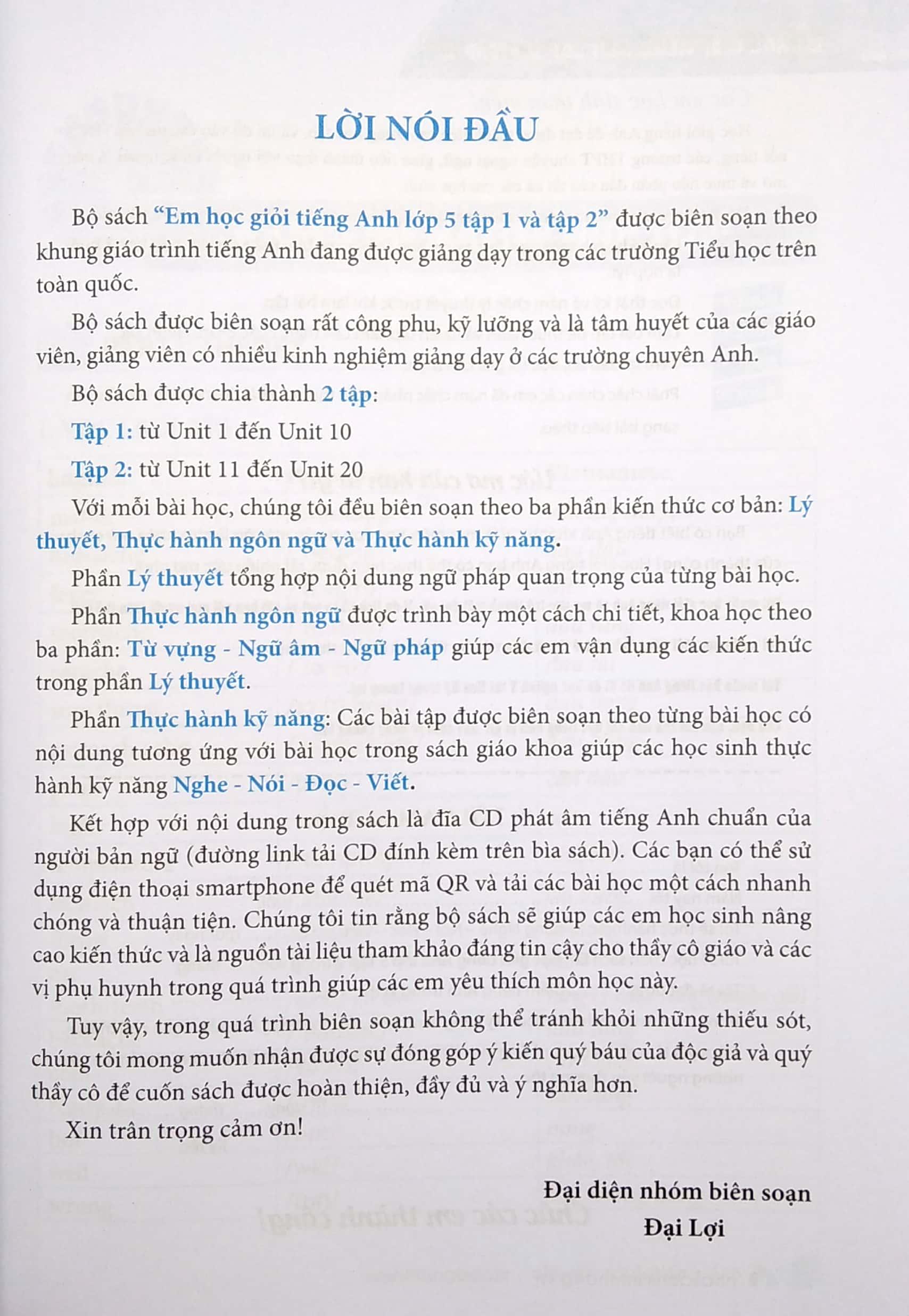 Em Học Giỏi Tiếng Anh Lớp 5 - Tập 2 (Tái Bản 02)