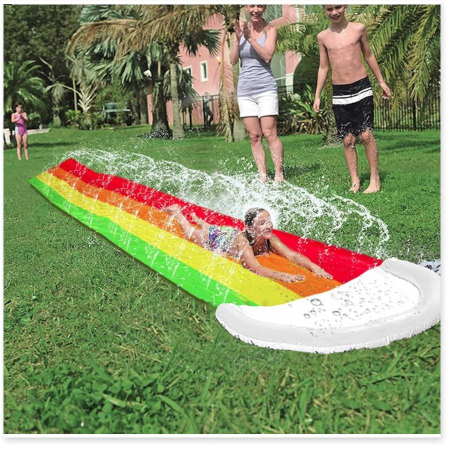 Cầu vòng trượt nước Rainbow Waterslide dài 4.8 mét