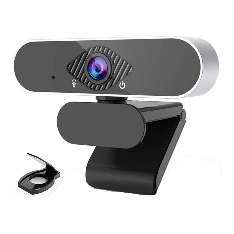 Hd 1080p Webcam, with Microphone, for Streaming Webcam, 360 Rotation Mini USB Camera, for Laptop Game Live Broadcast