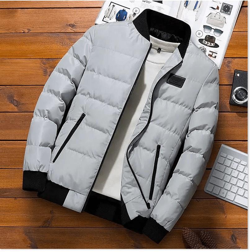 ÁO KHOÁC NAM/ÁO KHOÁC PHAO NAM TRẦN BÔNG 3 LỚP SIÊU ẤM ÁP MÙA ĐÔNG CÓ SIZE 3XL THỜI TRANG 1HITSTORE